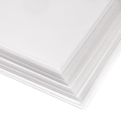 Harfington 0.1mm Thick A4 Size Clear PVC Sheet 297mm x 210mm Flexible Cover Protector,Office,DIY Cutting,100pcs