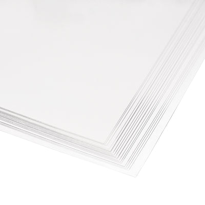 Harfington 0.15mm Thick A4 Size Clear PVC Sheet 297mm x 210mm Flexible Cover Protector,Office,DIY Cutting,20pcs