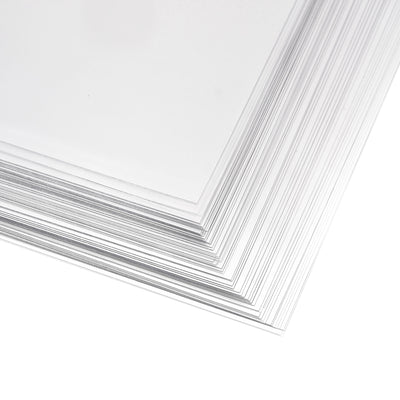 Harfington 0.15mm Thick A4 Size Clear PVC Sheet 297mm x 210mm Flexible Cover Protector,Office,DIY Cutting,100pcs