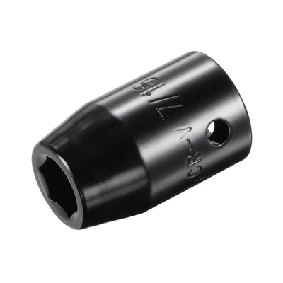 Harfington Square Drive 6-Point Impact Socket, CR-V Steel, Shallow SAE Sizes