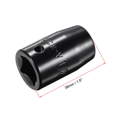 Harfington Square Drive 6-Point Impact Socket, CR-V Steel, Shallow SAE Sizes