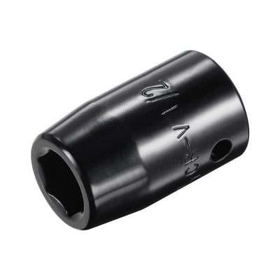 Harfington Square Drive 6-Point Impact Socket, CR-V Steel, Shallow SAE Sizes