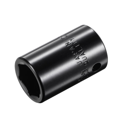 Harfington Square Drive 6-Point Impact Socket, CR-V Steel, Shallow SAE Sizes
