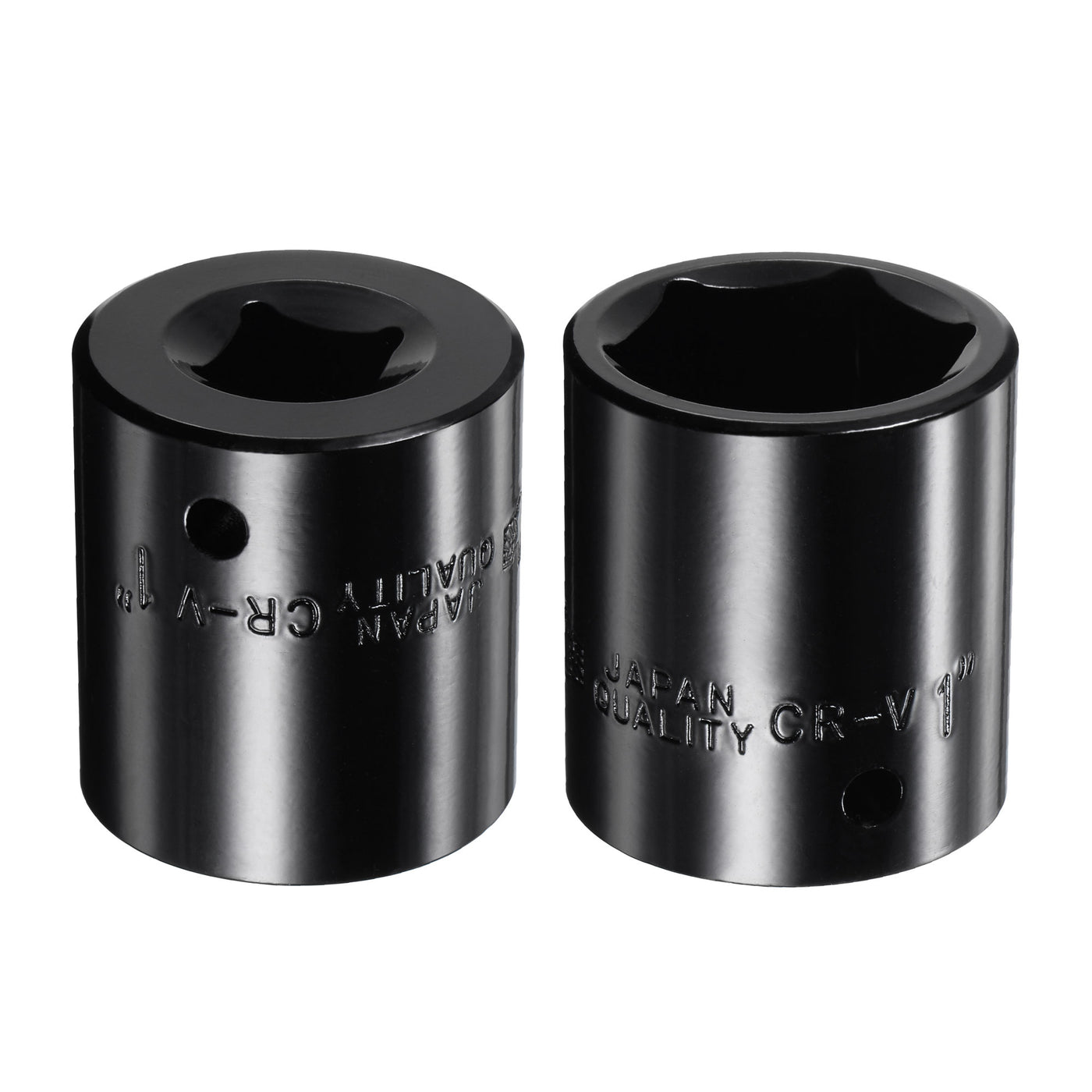 Harfington Square Drive 6-Point Impact Socket, CR-V Steel, Shallow SAE Sizes