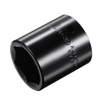 Harfington Square Drive 6-Point Impact Socket, CR-V Steel, Shallow SAE Sizes