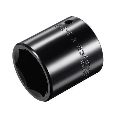 Harfington Square Drive 6-Point Impact Socket, CR-V Steel, Shallow SAE Sizes