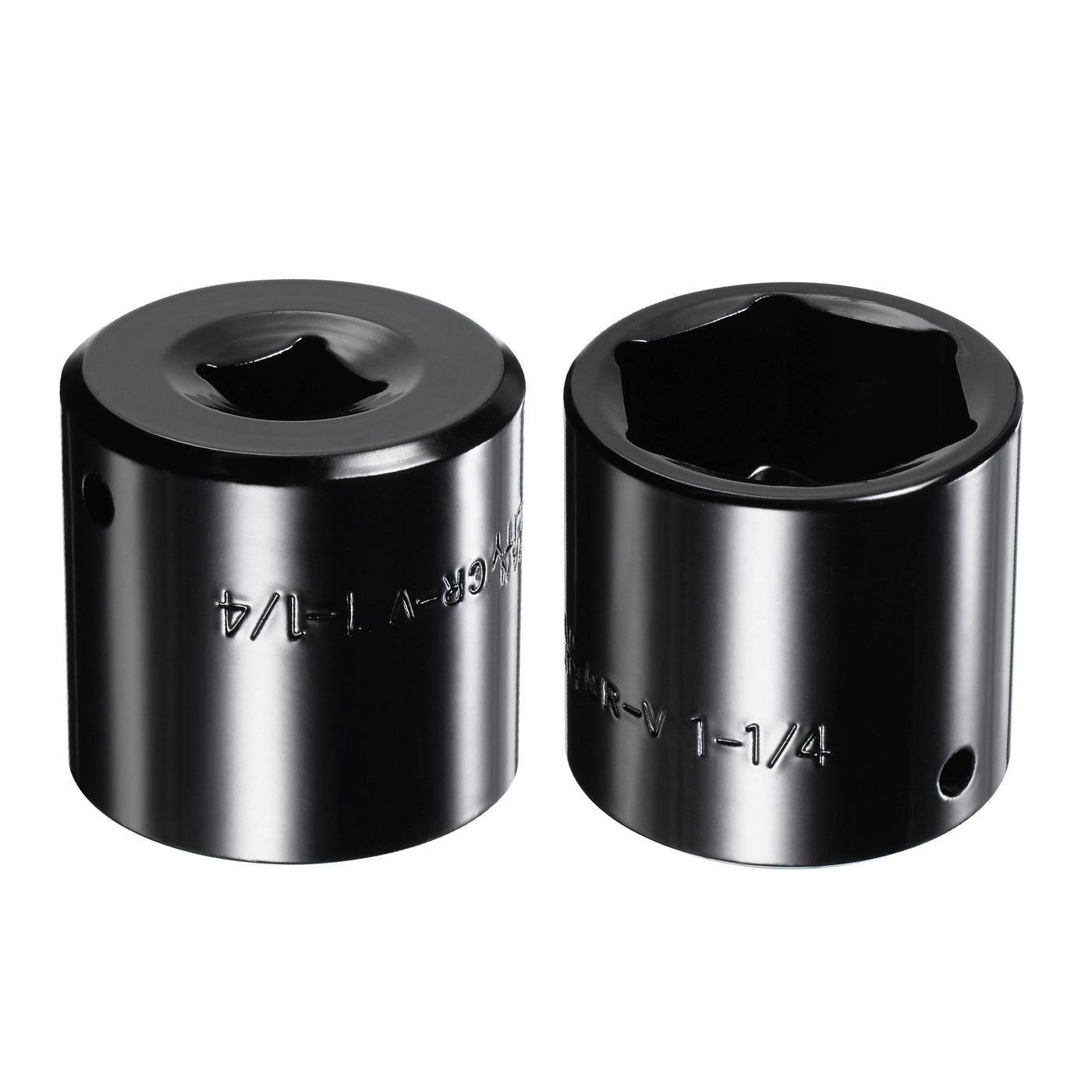 Harfington Square Drive 6-Point Impact Socket, CR-V Steel, Shallow SAE Sizes