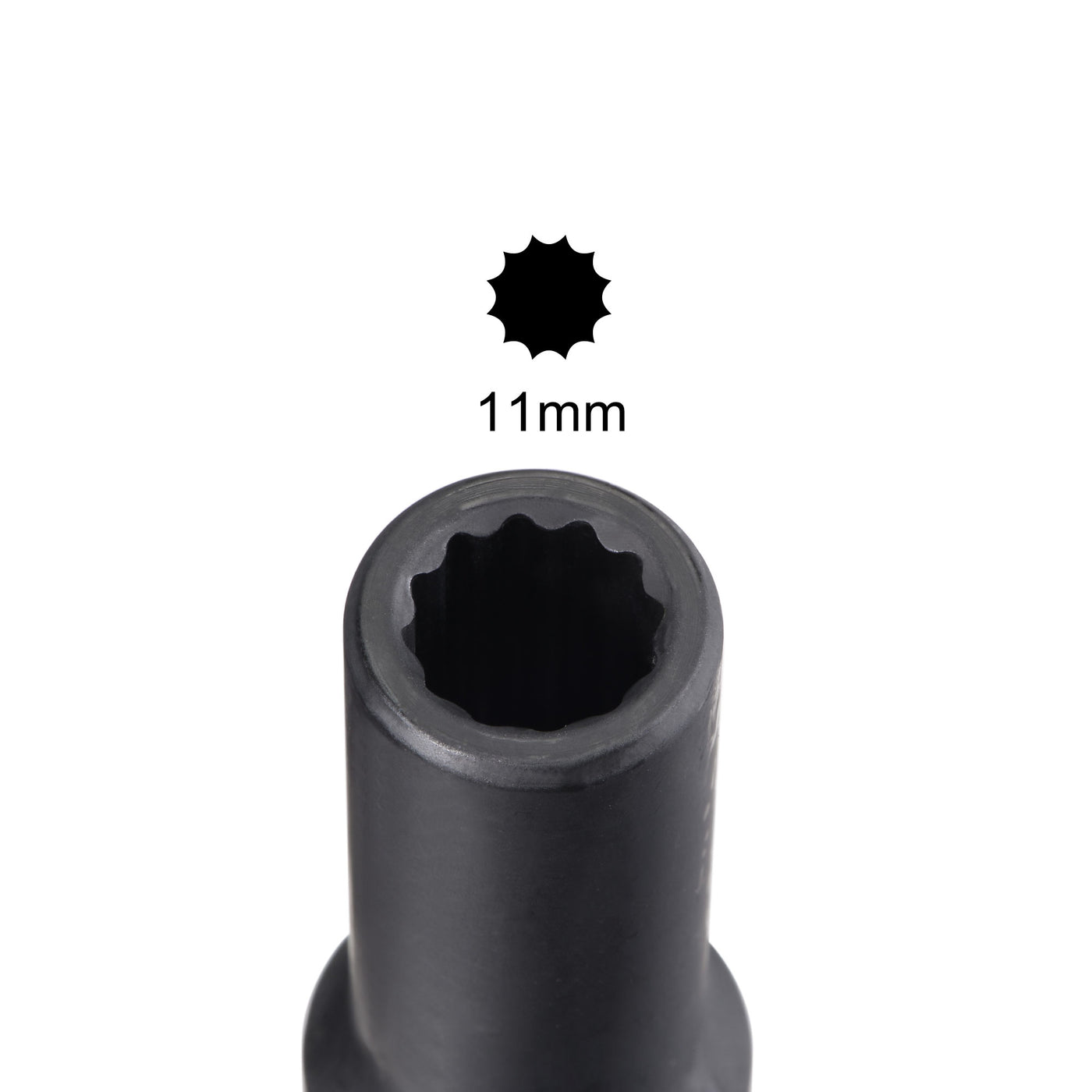 Harfington Square Drive 12-Point Deep Impact Socket, CR-MO Steel, Metric