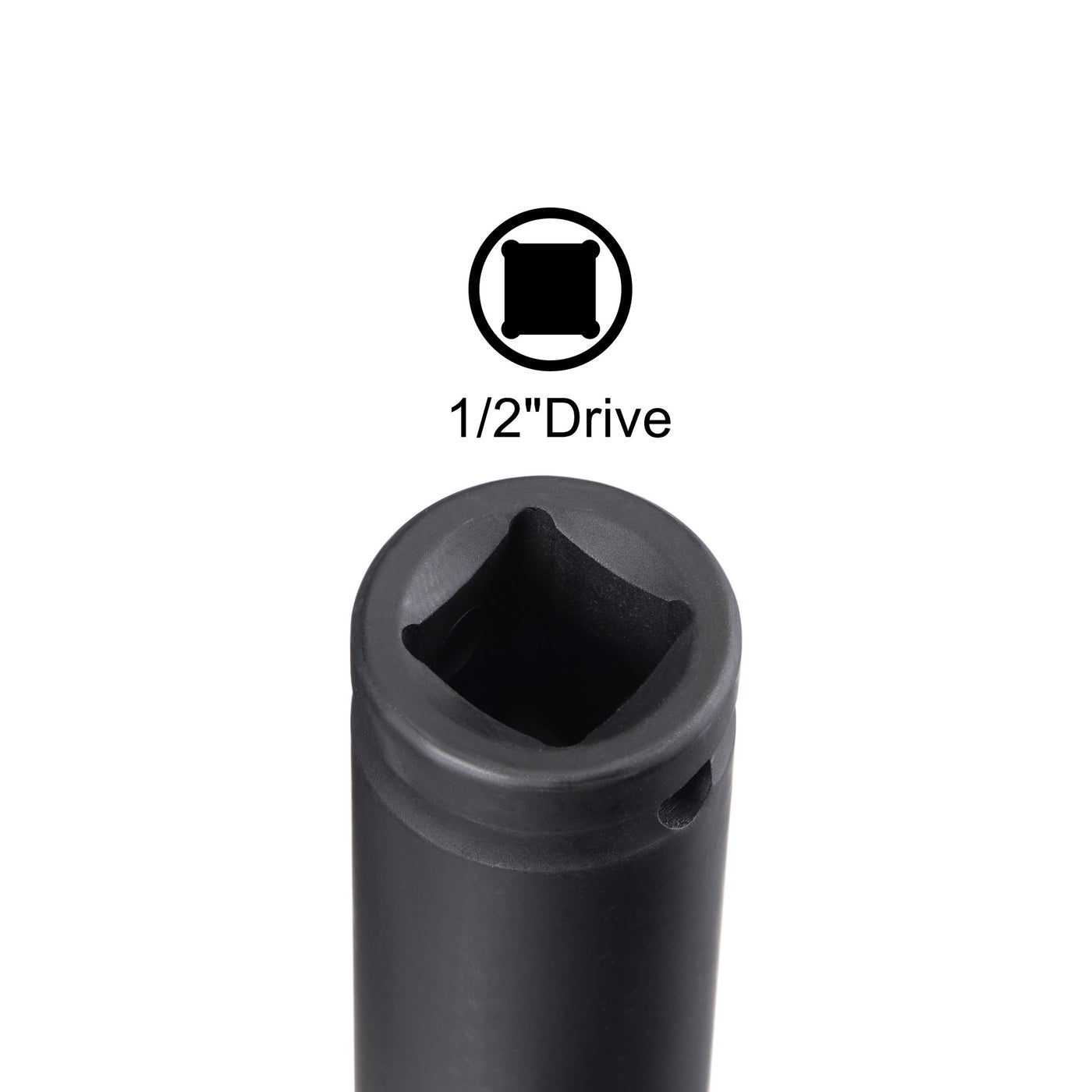 Harfington Square Drive 12-Point Deep Impact Socket, CR-MO Steel, Metric