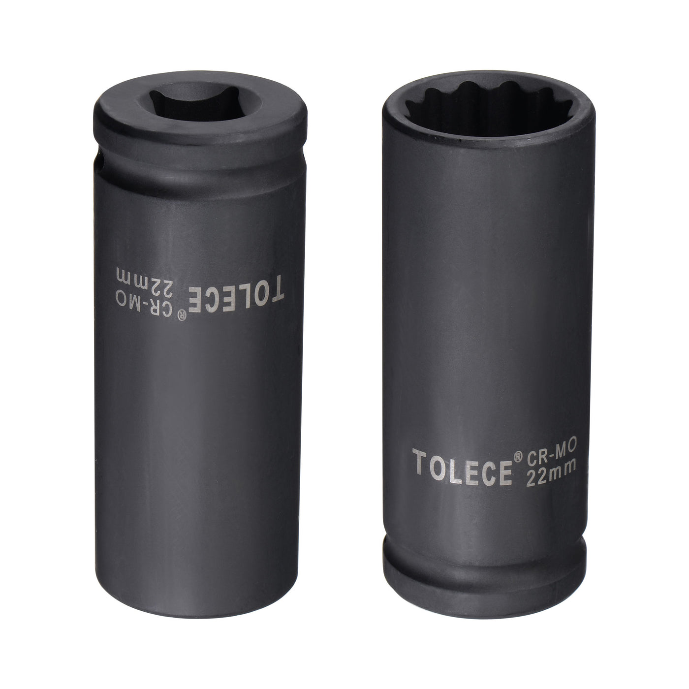 Harfington Square Drive 12-Point Deep Impact Socket, CR-MO Steel, Metric