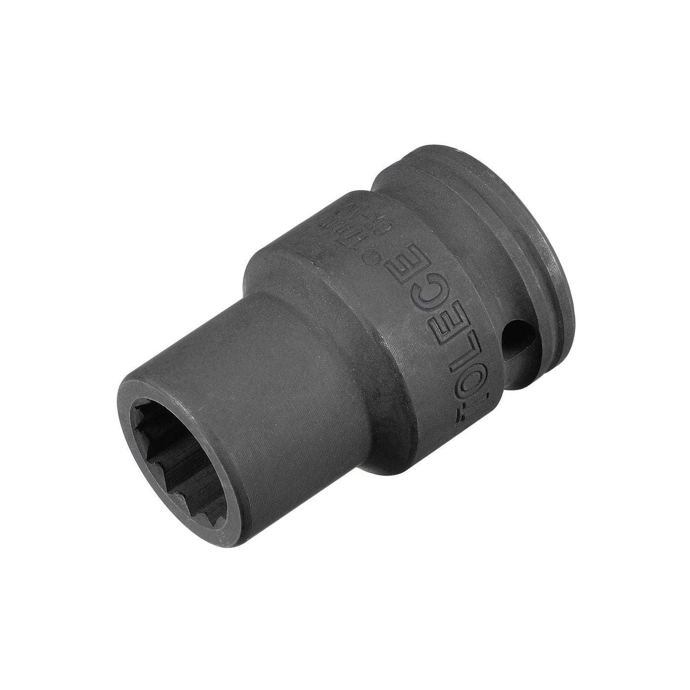 Harfington Square Drive 12-Point Impact Socket, CR-MO Steel, Standard Metric