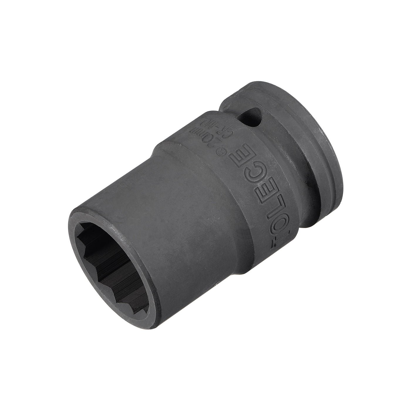 Harfington Square Drive 12-Point Impact Socket, CR-MO Steel, Standard Metric