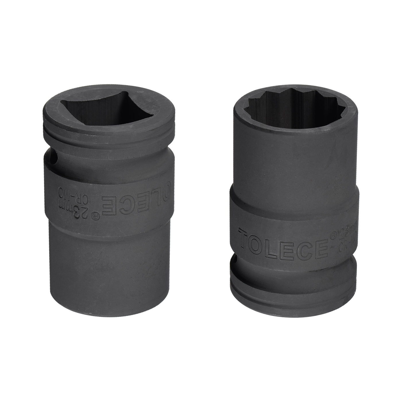 Harfington Square Drive 12-Point Impact Socket, CR-MO Steel, Standard Metric