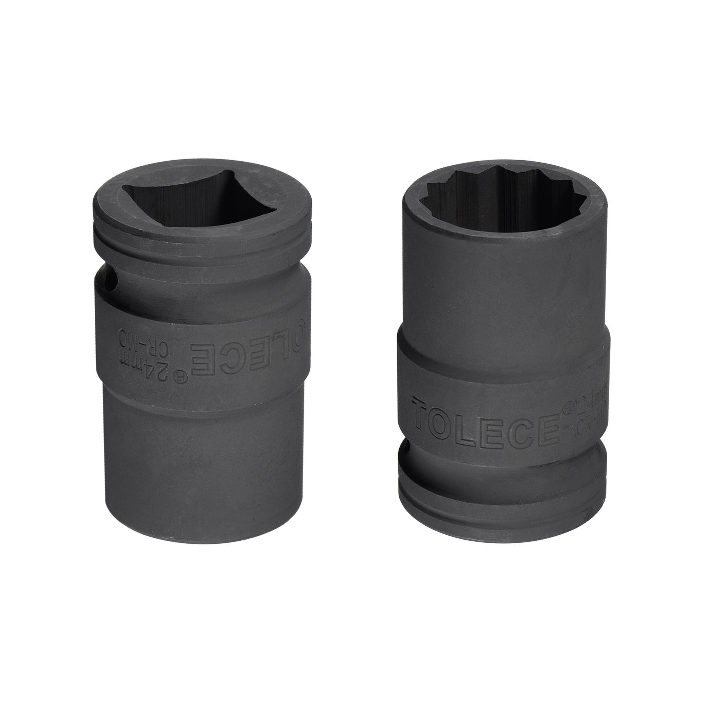 Harfington Square Drive 12-Point Impact Socket, CR-MO Steel, Standard Metric