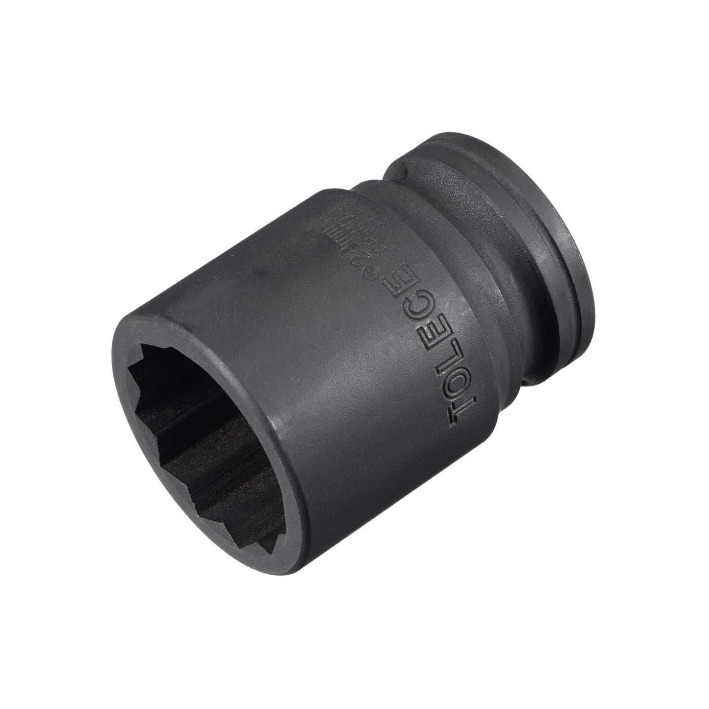 Harfington Square Drive 12-Point Impact Socket, CR-MO Steel, Standard Metric