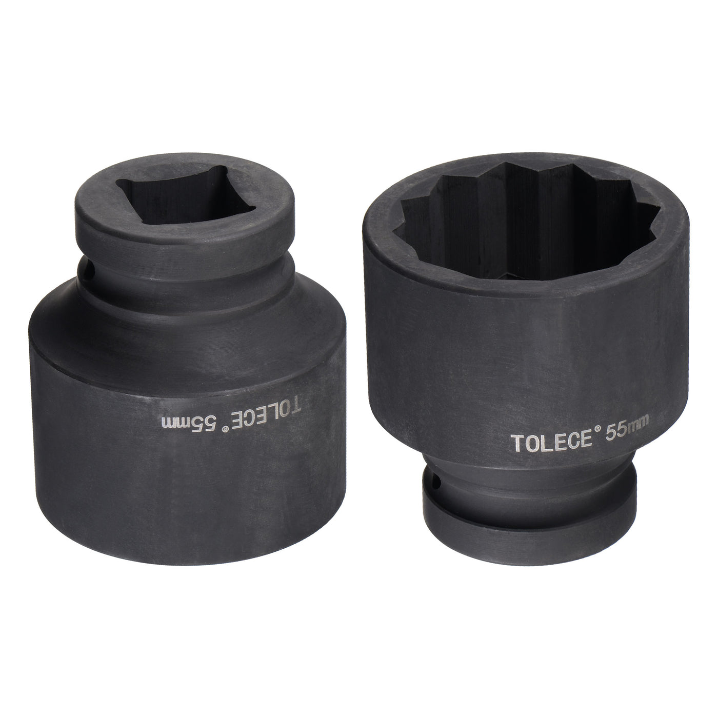 Harfington Square Drive 12-Point Impact Socket, Chrome-Moly Steel, Standard Metric Sizes