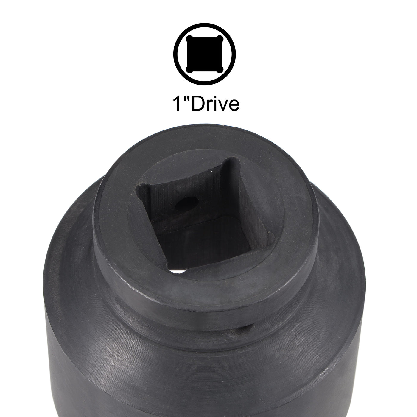 Harfington Square Drive 12-Point Impact Socket, Chrome-Moly Steel, Standard Metric Sizes