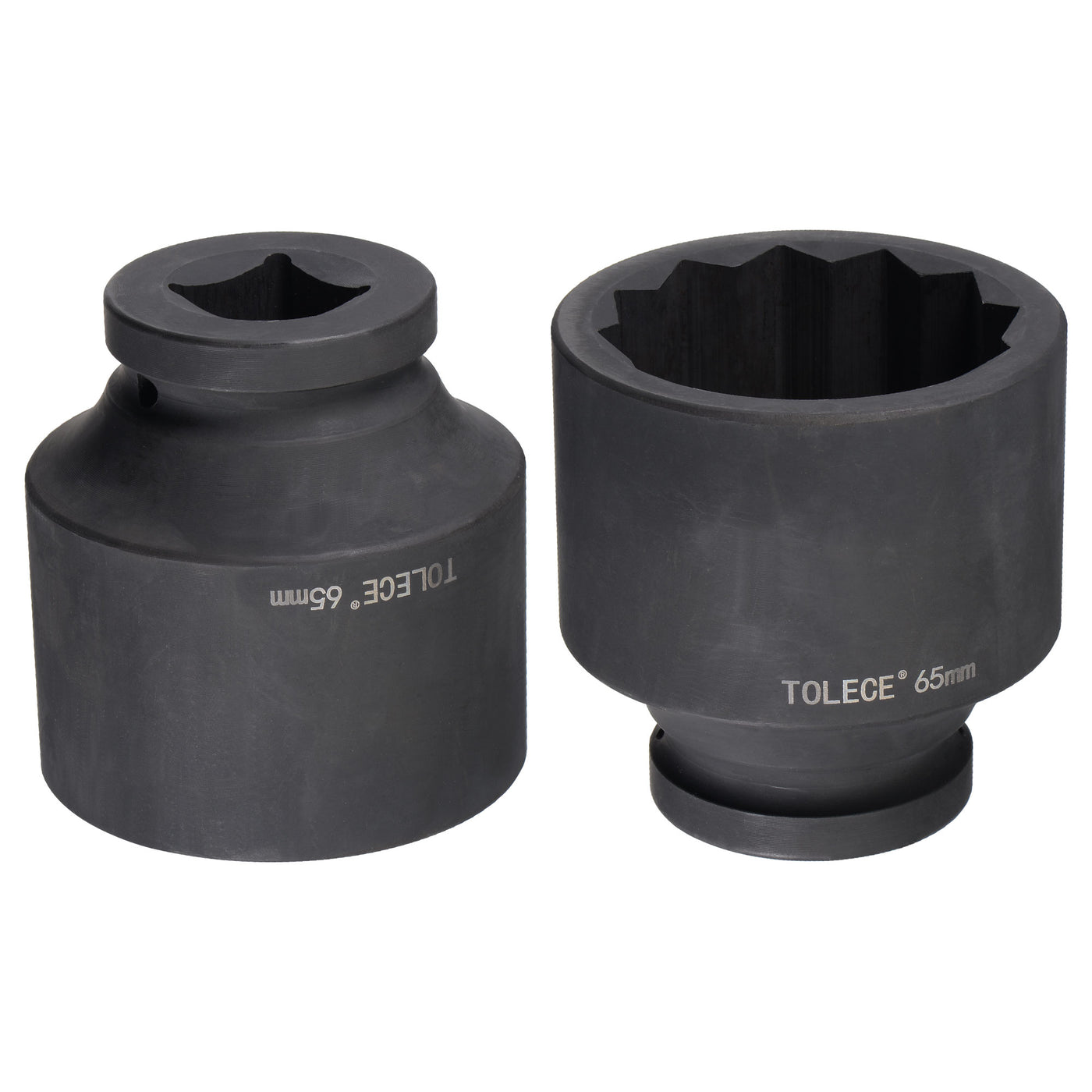 Harfington Square Drive 12-Point Impact Socket, Chrome-Moly Steel, Standard Metric Sizes