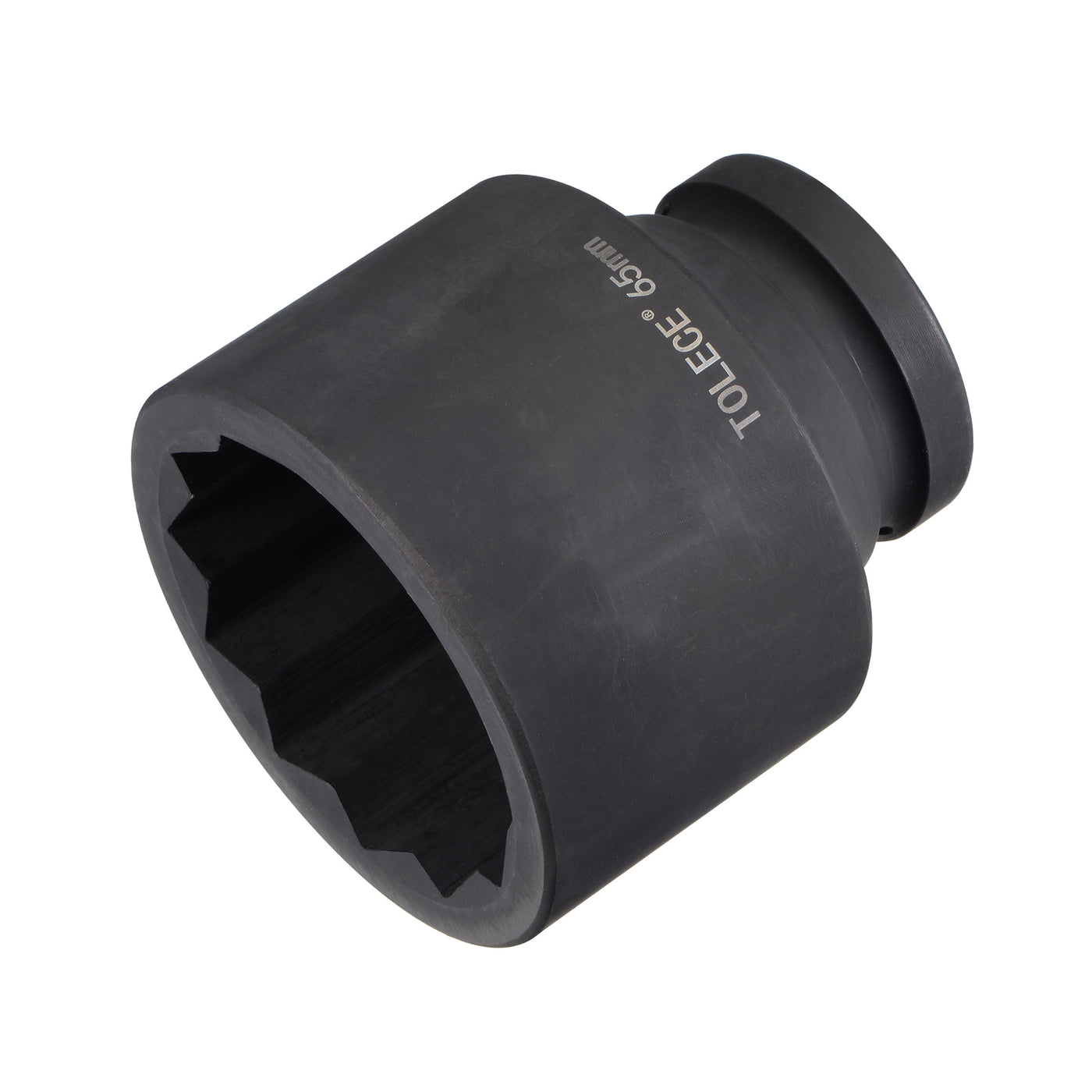 Harfington Square Drive 12-Point Impact Socket, Chrome-Moly Steel, Standard Metric Sizes