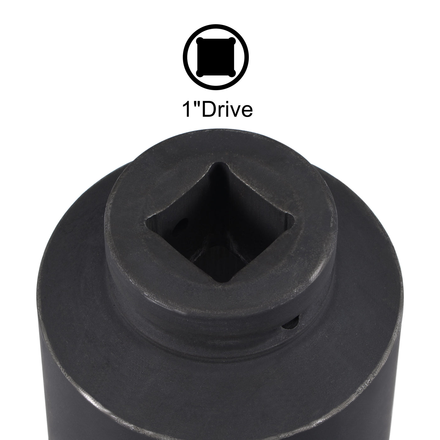 Harfington Square Drive 12-Point Impact Socket, Chrome-Moly Steel, Standard Metric Sizes
