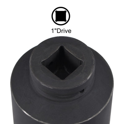 Harfington Square Drive 12-Point Impact Socket, Chrome-Moly Steel, Standard Metric Sizes
