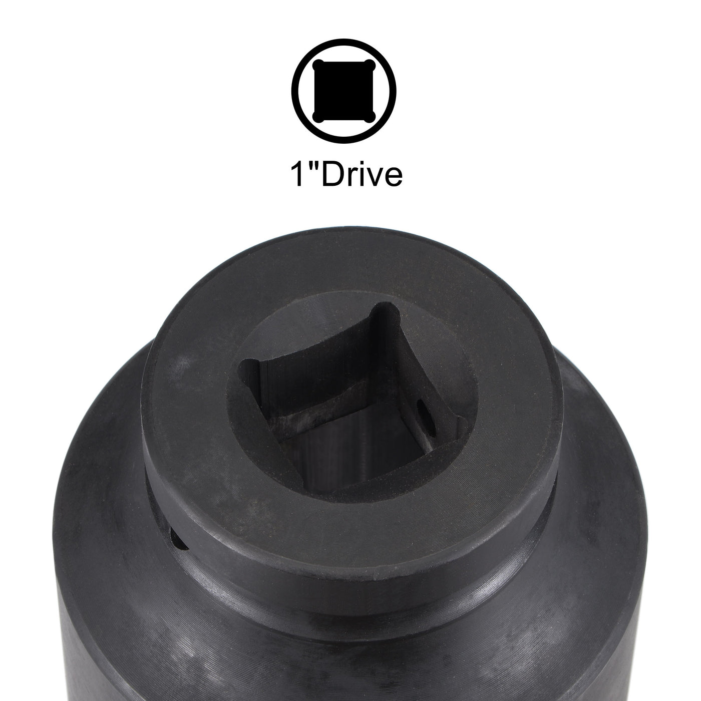 Harfington Square Drive 12-Point Impact Socket, Chrome-Moly Steel, Standard Metric Sizes