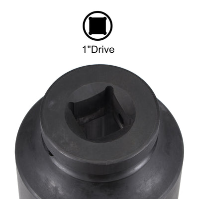 Harfington Square Drive 12-Point Impact Socket, Chrome-Moly Steel, Standard Metric Sizes