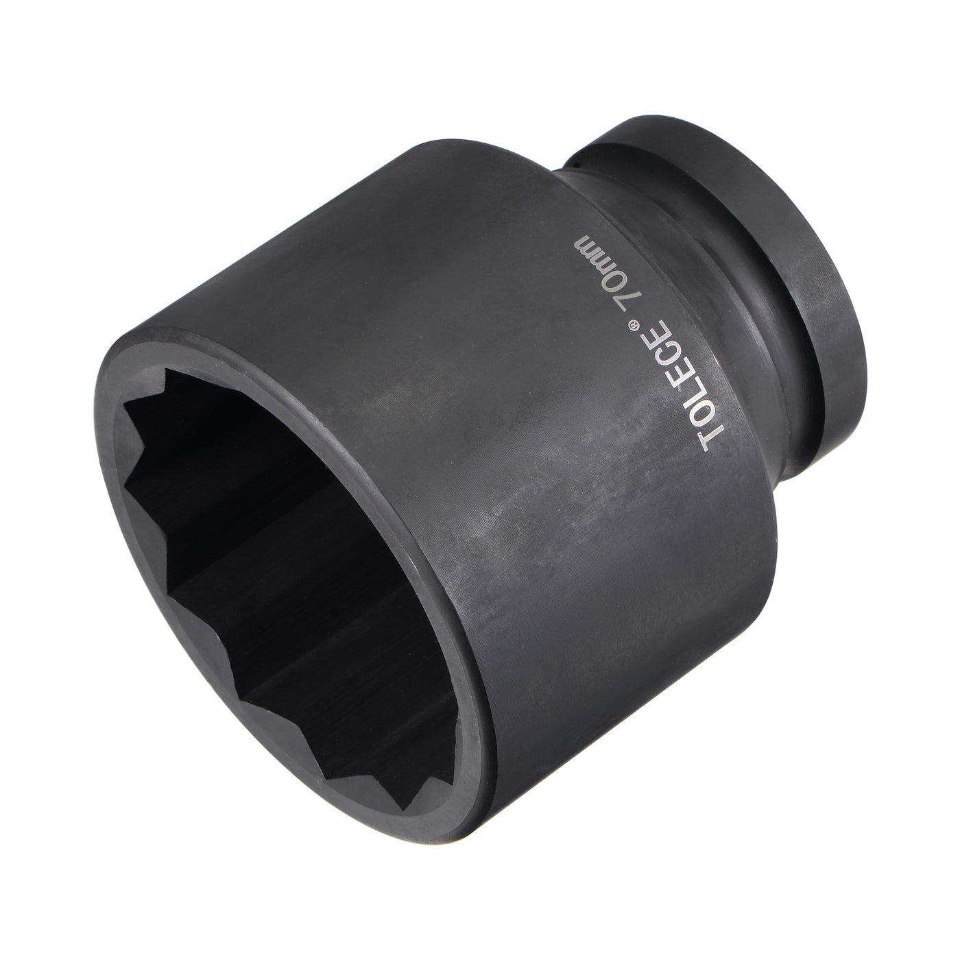 Harfington Square Drive 12-Point Impact Socket, Chrome-Moly Steel, Standard Metric Sizes