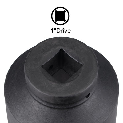 Harfington Square Drive 12-Point Impact Socket, Chrome-Moly Steel, Standard Metric Sizes