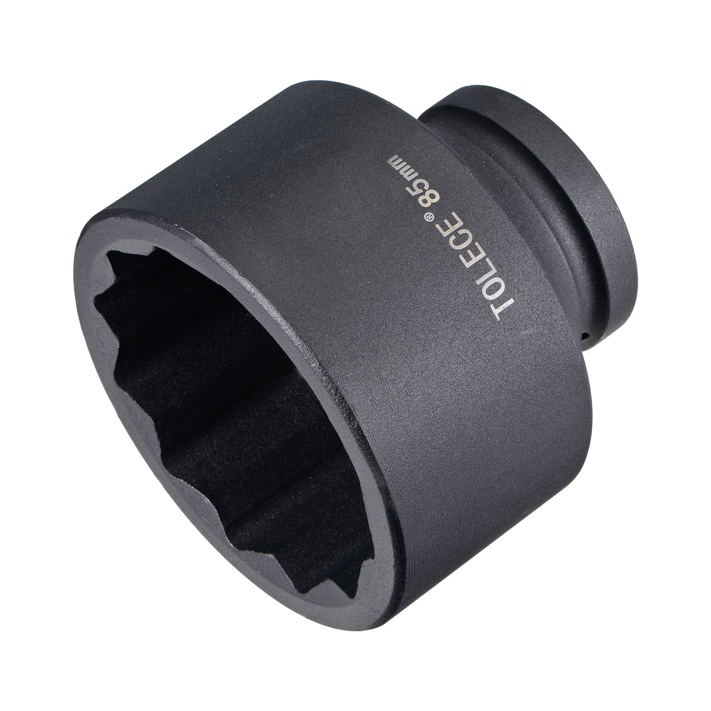 Harfington Square Drive 12-Point Impact Socket, Chrome-Moly Steel, Standard Metric Sizes