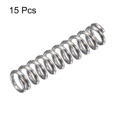 Harfington Uxcell 304 Stainless Steel Round Compression Spring