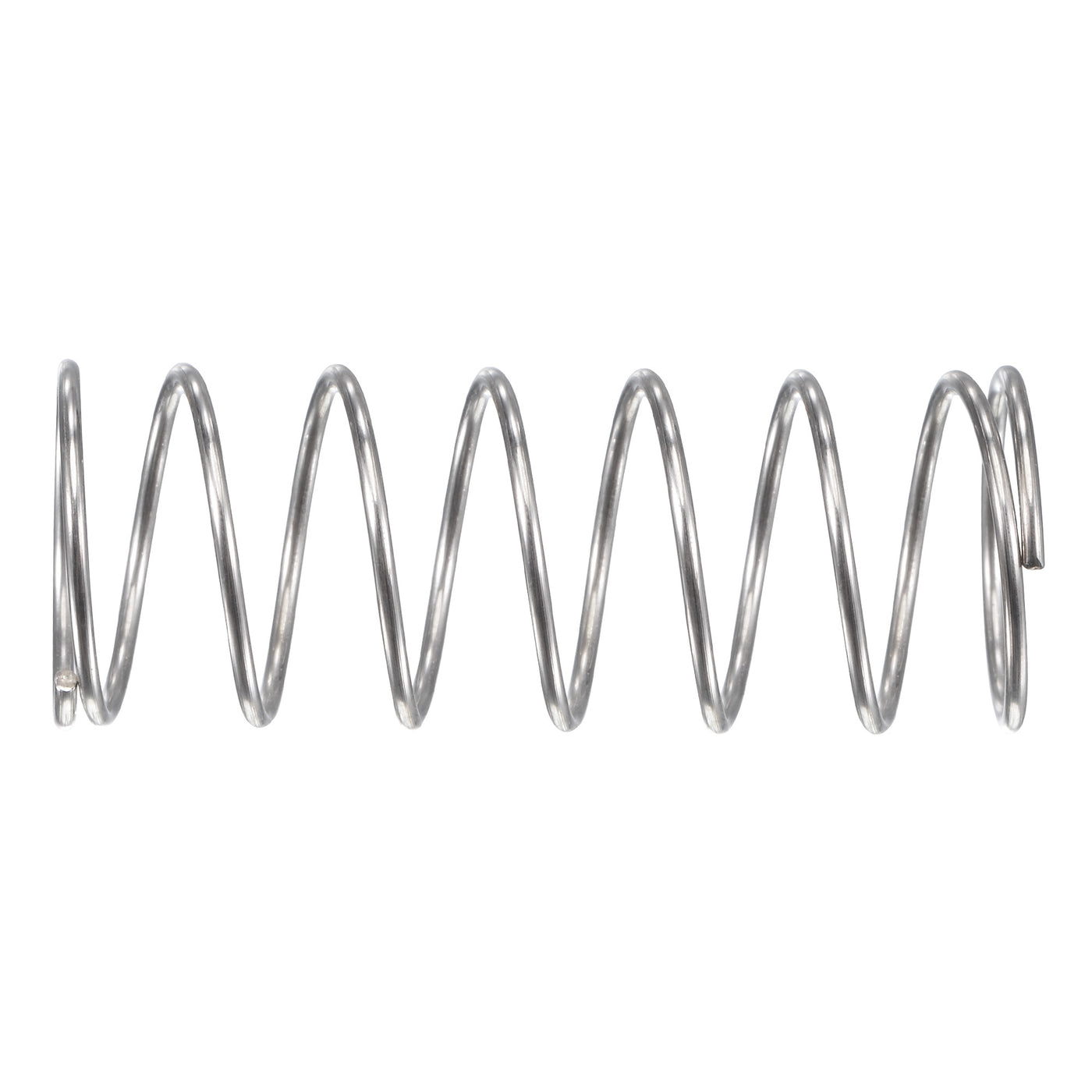 uxcell Uxcell 304 Stainless Steel Material Round Compression Spring Load Capacity Silver for Electronics