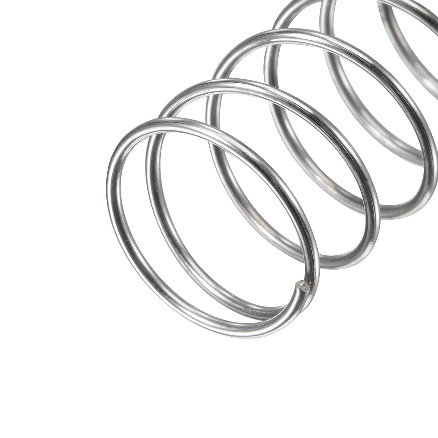uxcell Uxcell 304 Stainless Steel Material Round Compression Spring Load Capacity Silver for Electronics