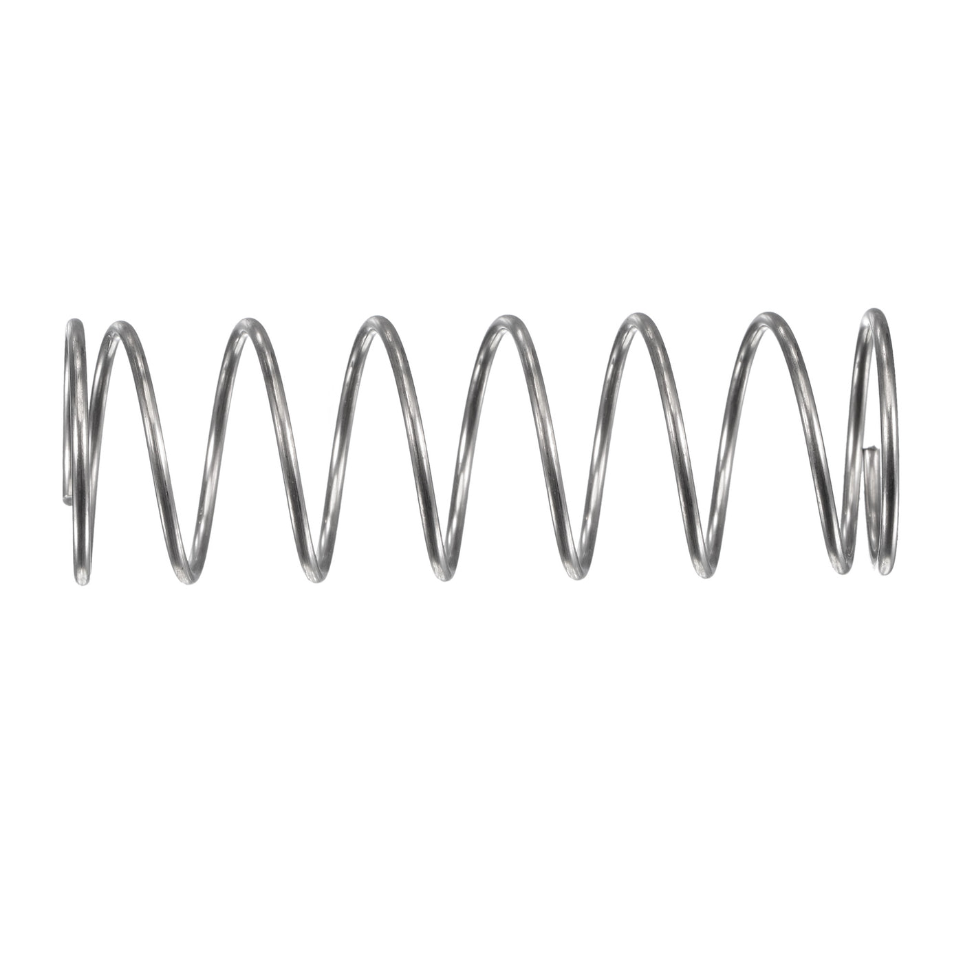 uxcell Uxcell 304 Stainless Steel Material Round Compression Spring Load Capacity Silver for Electronics