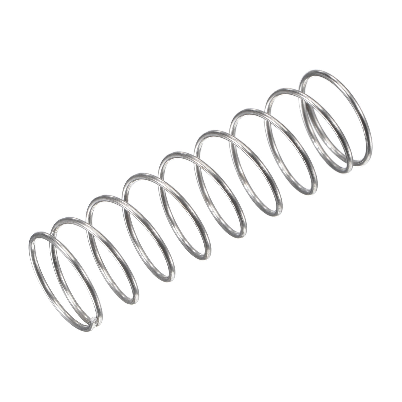 uxcell Uxcell 304 Stainless Steel Material Round Compression Spring Load Capacity Silver for Electronics