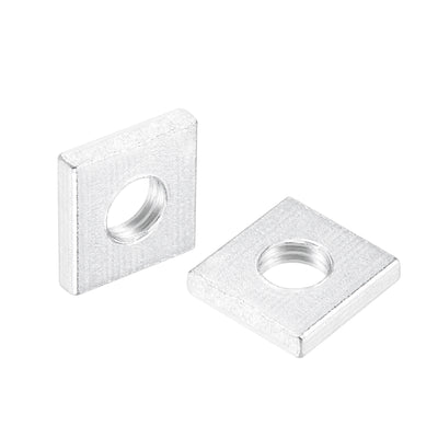 Harfington Square Nuts Bolts Zinc-Plated Metric Coarse Thread Assortment Kit