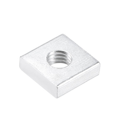 Harfington Square Nuts Bolts Zinc-Plated Metric Coarse Thread Assortment Kit