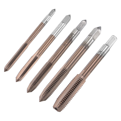 Harfington M3-M8 HSS Hand Screw Thread Metric Plug Tap Set