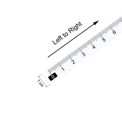 Harfington Adhesive Tape Measure Left to Right Workbench Ruler