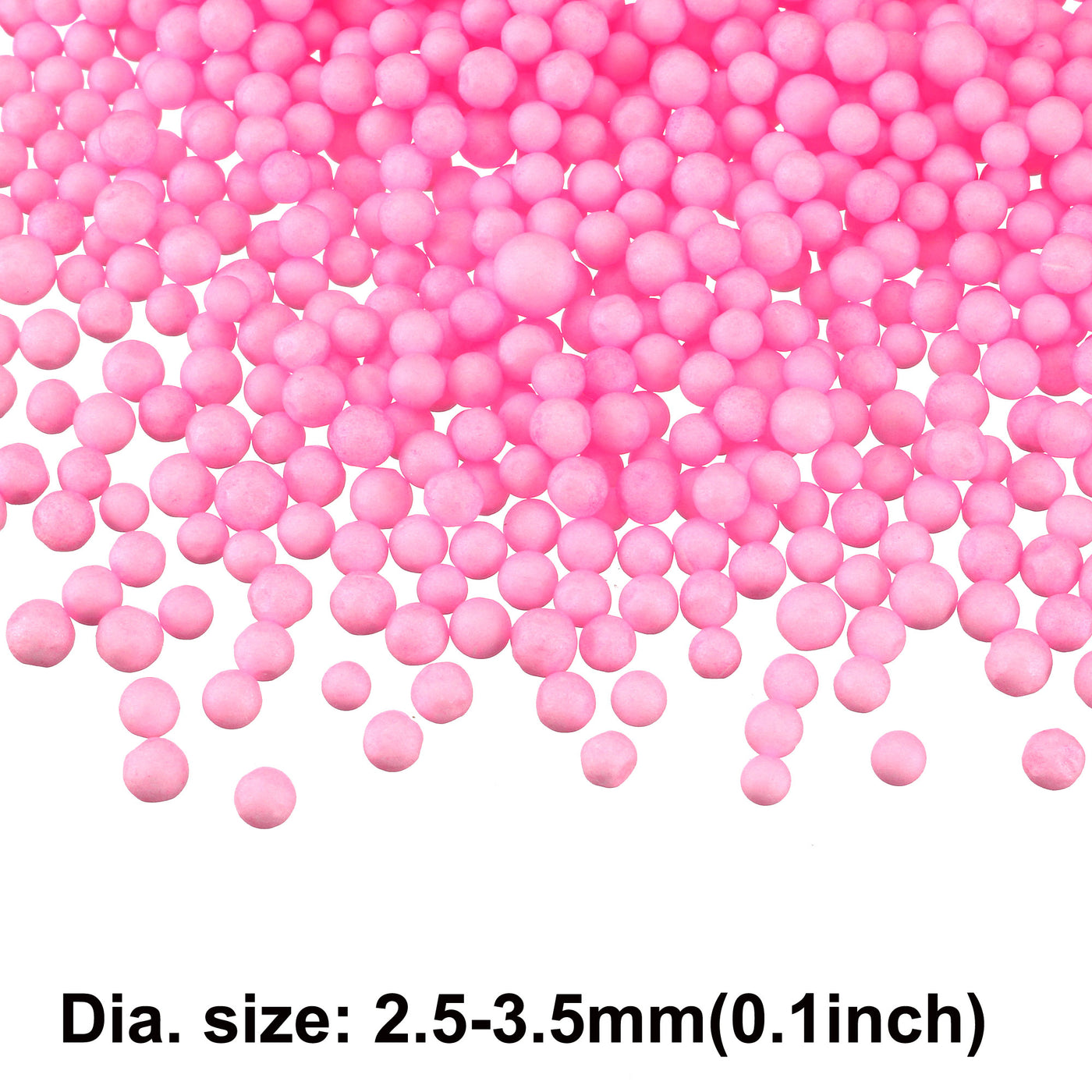 Harfington Polystyrene Foam Ball Beads Round for the Arts, DIY Crafts, Party Decorations, Fillings of Vase Pillow