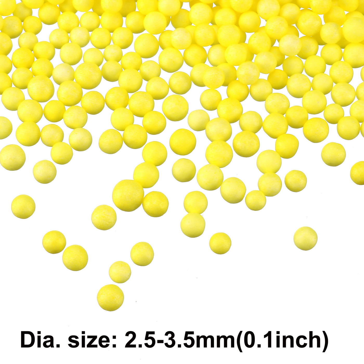 Harfington Polystyrene Foam Ball Beads Round for the Arts, DIY Crafts, Party Decorations, Fillings of Vase Pillow