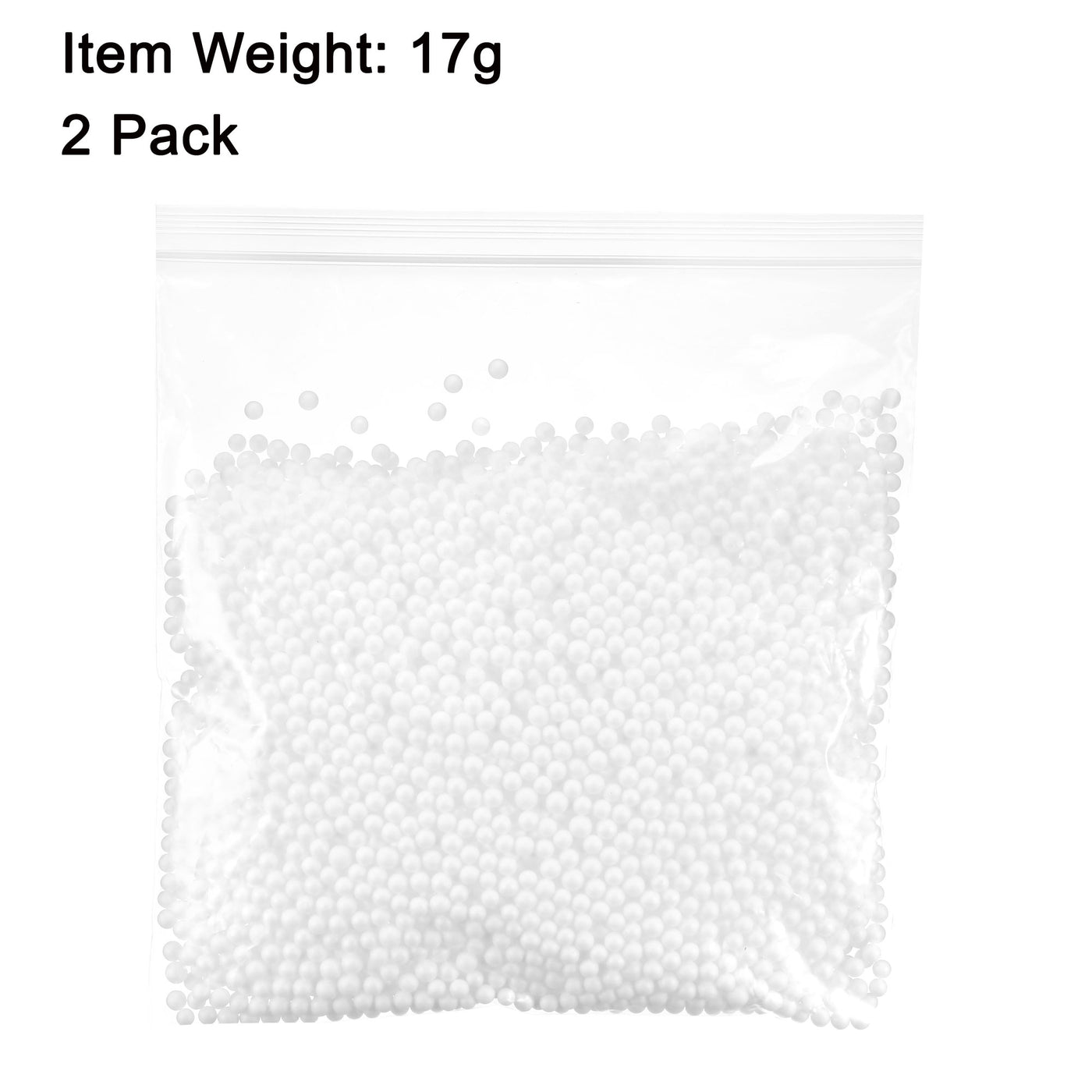 Harfington Polystyrene Foam Ball Beads Round for Arts, DIY Crafts, Party Decorations, Fillings of Vase Pillow