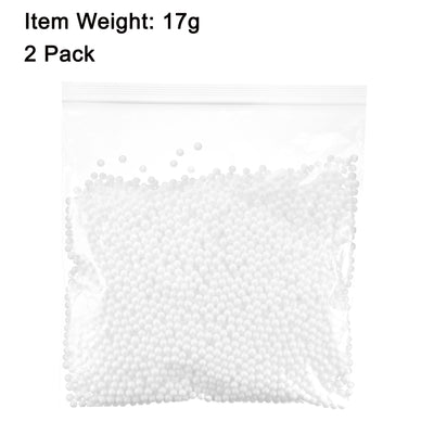 Harfington Polystyrene Foam Ball Beads Round for Arts, DIY Crafts, Party Decorations, Fillings of Vase Pillow