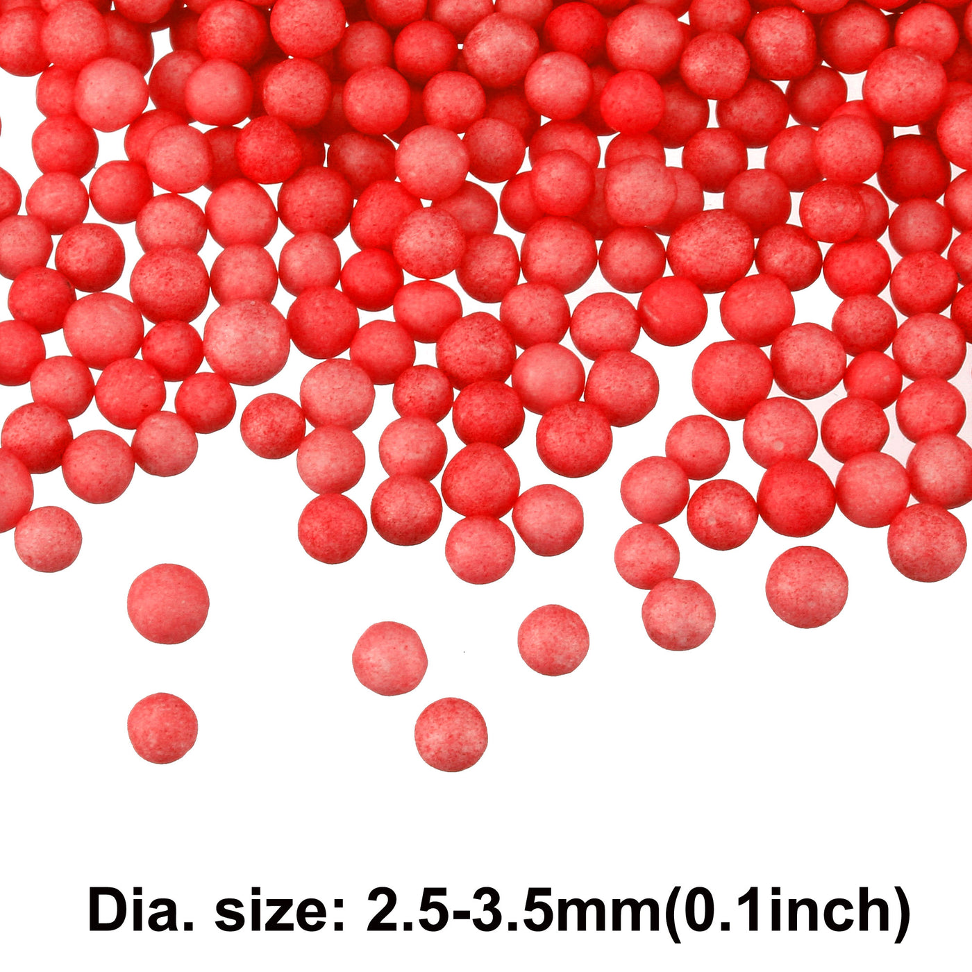 Harfington Polystyrene Foam Ball Beads Round for the Arts, DIY Crafts, Party Decorations, Fillings of Vase Pillow