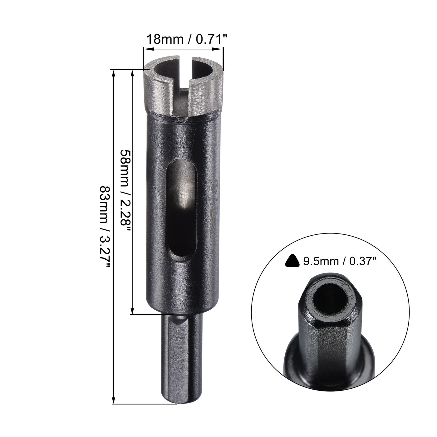 Harfington Diamond Core Drill Bits Dry or Wet for Concrete Brick Block Masonry Drilling Tool