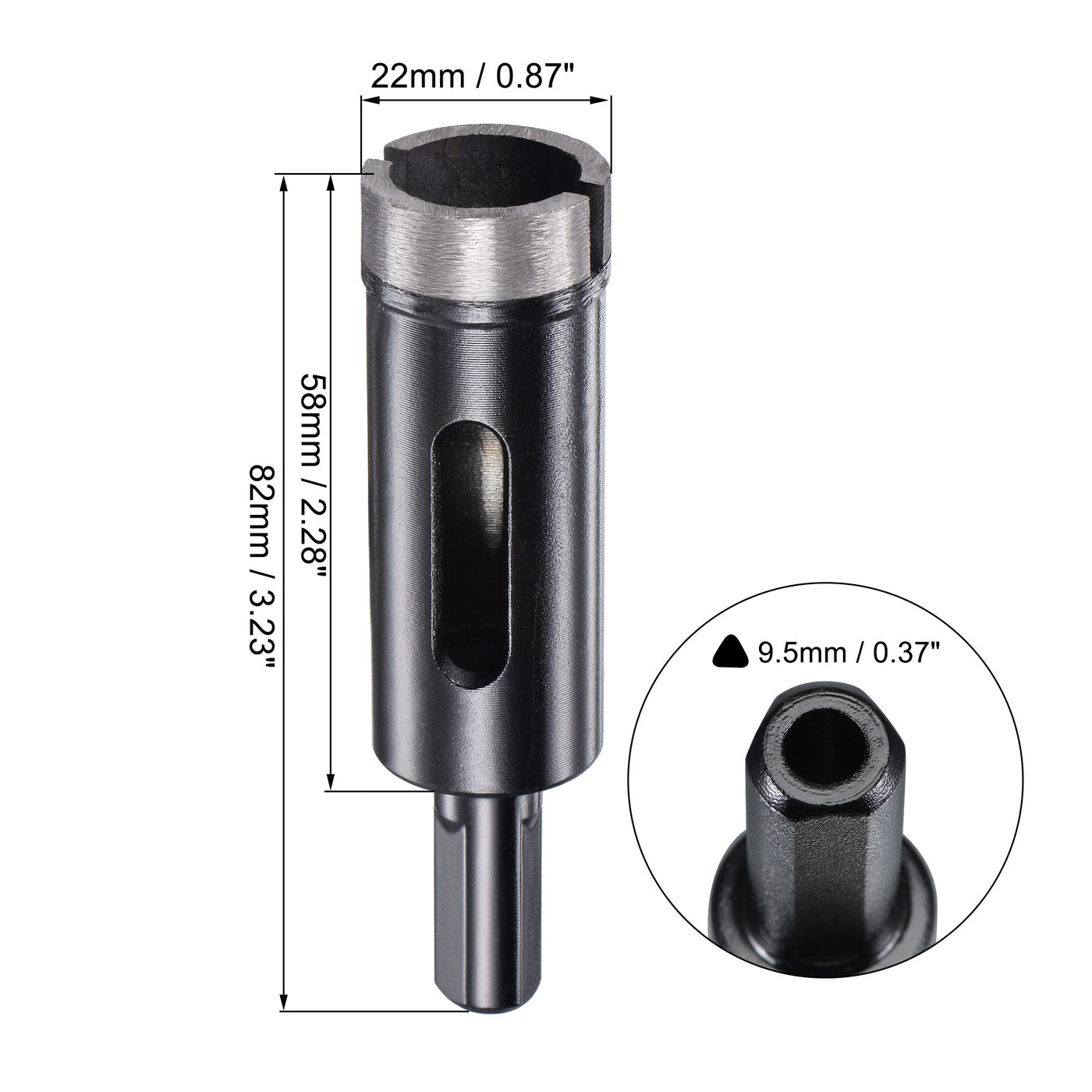 Harfington Diamond Core Drill Bits Dry or Wet for Concrete Brick Block Masonry Drilling Tool