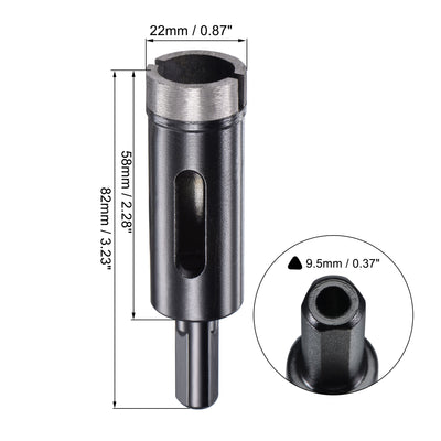 Harfington Diamond Core Drill Bits Dry or Wet for Concrete Brick Block Masonry Drilling Tool