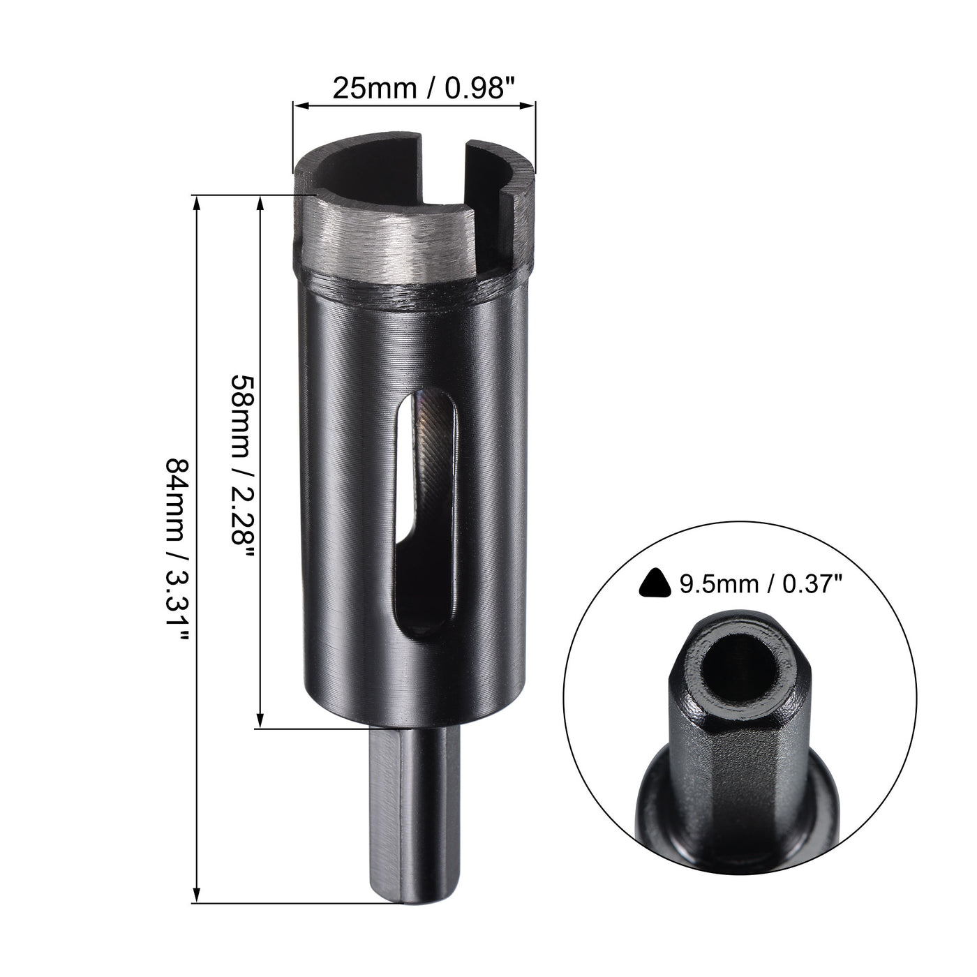 Harfington Diamond Core Drill Bits Dry or Wet for Concrete Brick Block Masonry Drilling Tool