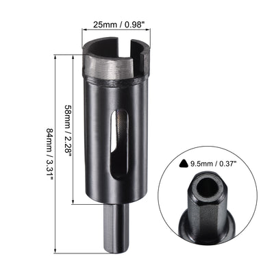 Harfington Diamond Core Drill Bits Dry or Wet for Concrete Brick Block Masonry Drilling Tool