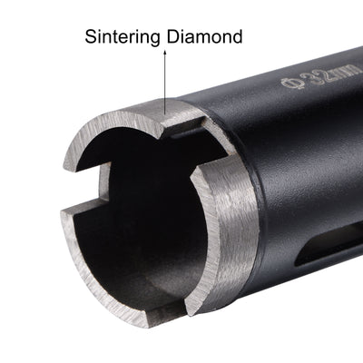 Harfington Diamond Core Drill Bits Dry or Wet for Concrete Brick Block Masonry